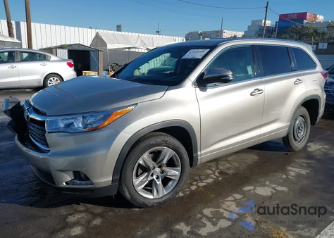 2015 Toyota Highlander Limited V6 from USA, damaged, VIN 5TDYKRFH5FS064037